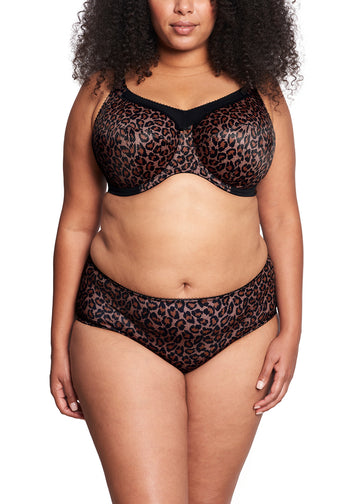 Goddess Kayla Uw Full Cup Bra Dark Leopard